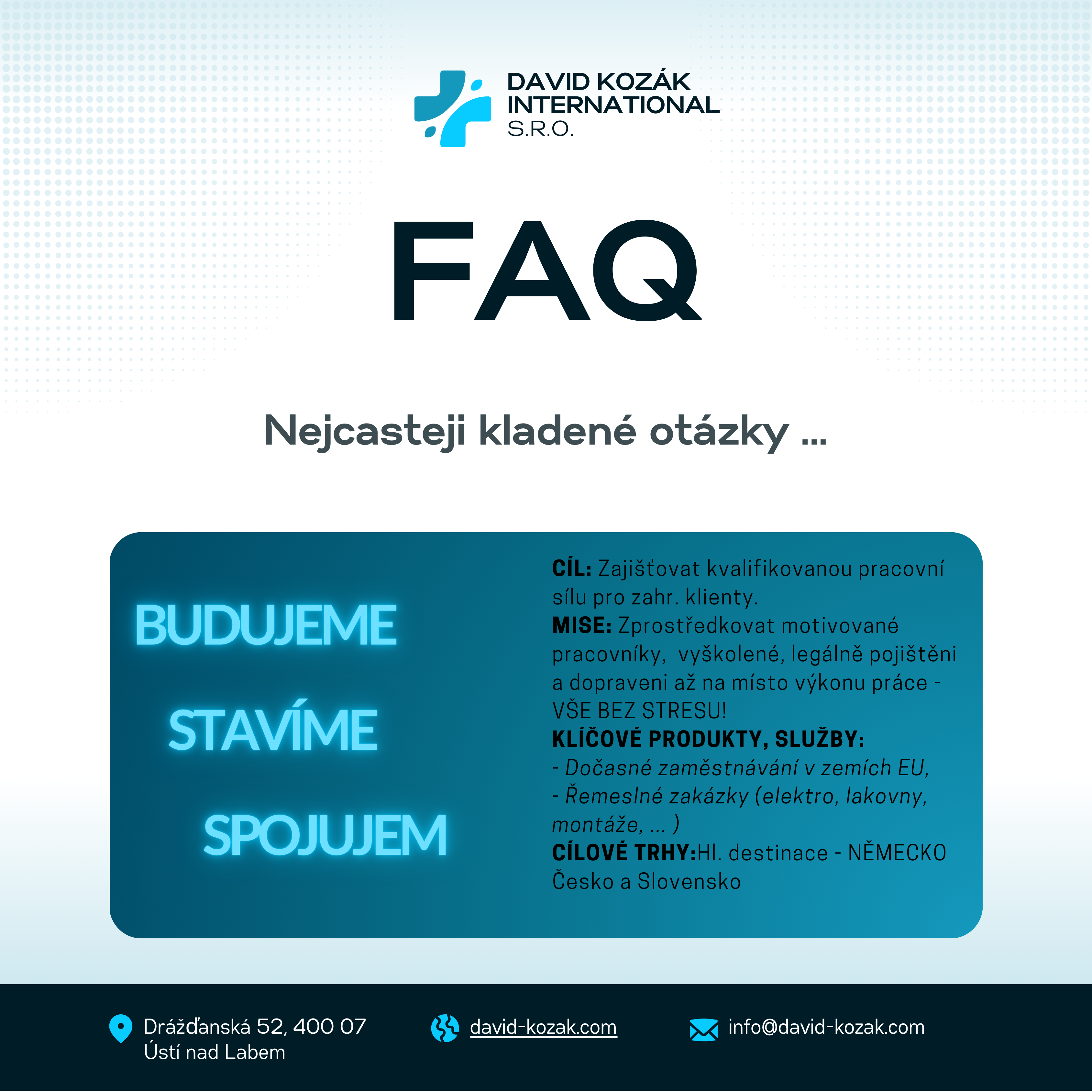 DKI FAQ - Často kladené otázky